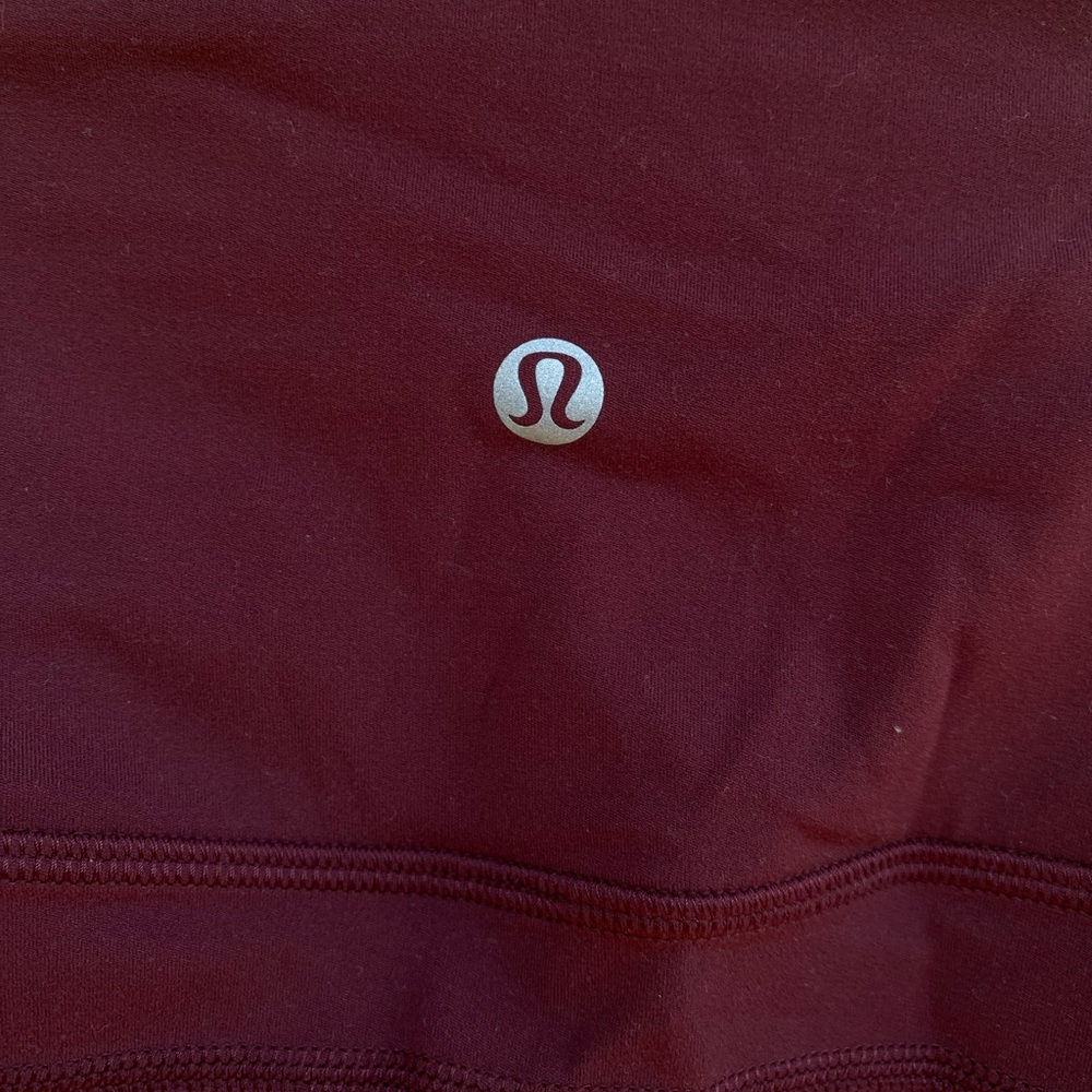 Lululemon Burgundy flair leggings